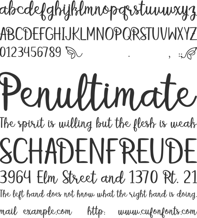 betterfly christmas font preview