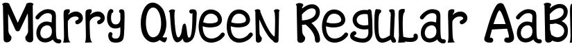 Marry Qween Regular font