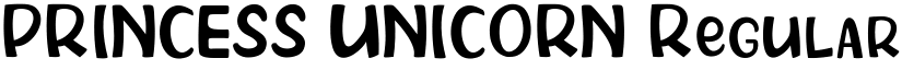 PRINCESS UNICORN Regular font