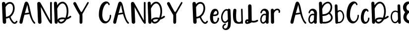 RANDY CANDY Regular font