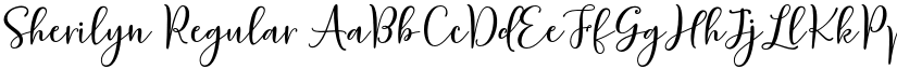 Sherilyn Regular font