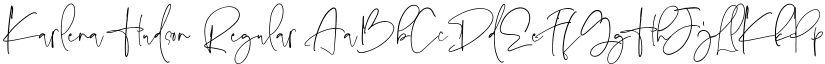 Karlena Hudson font download