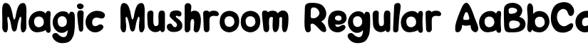 Magic Mushroom Regular font