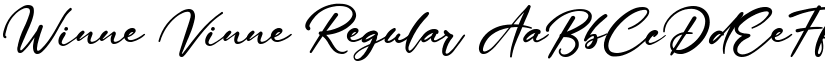 Winne Vinne Regular font