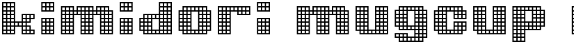 kimidori mugcup font