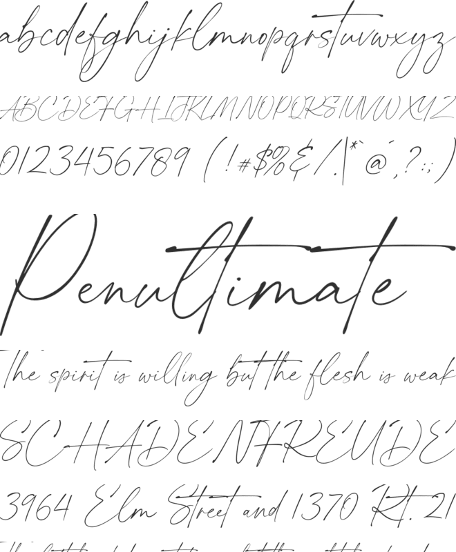 the artisan font preview