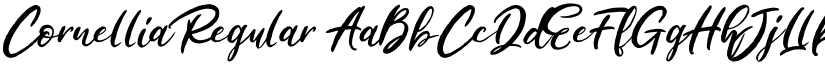 Cornellia Regular font