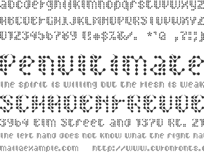 Sir Quitry font preview