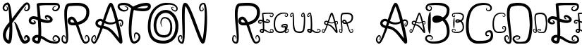KERATON Regular font