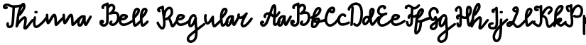 Thinna Bell Regular font
