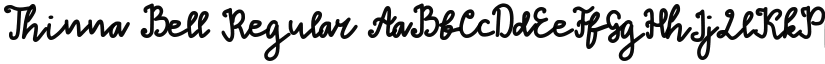 Thinna Bell font download