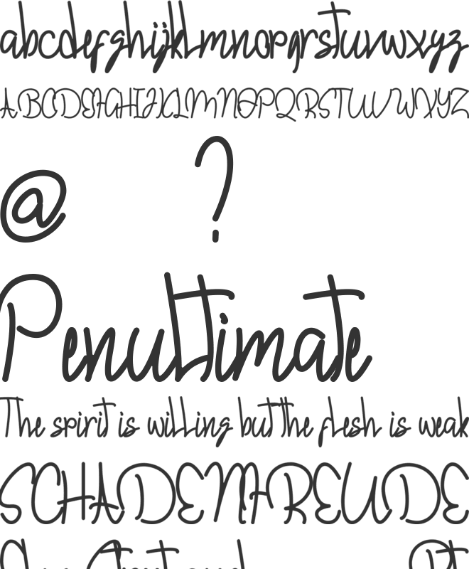 Ralexin font preview