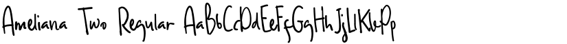 Ameliana Two Regular font
