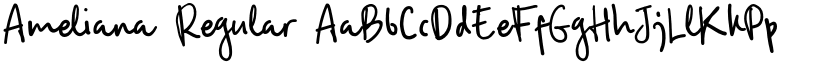 Ameliana Regular font