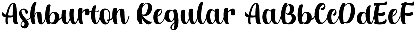 Ashburton Regular font