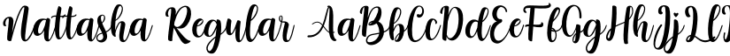 Nattasha Regular font