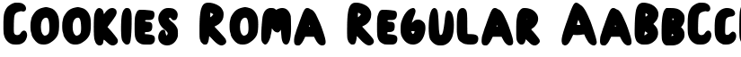 Cookies Roma Regular font