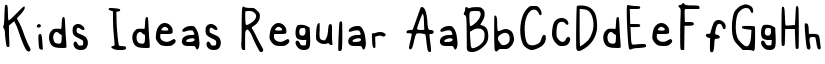 Kids Ideas Regular font