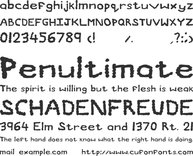 Radot font preview