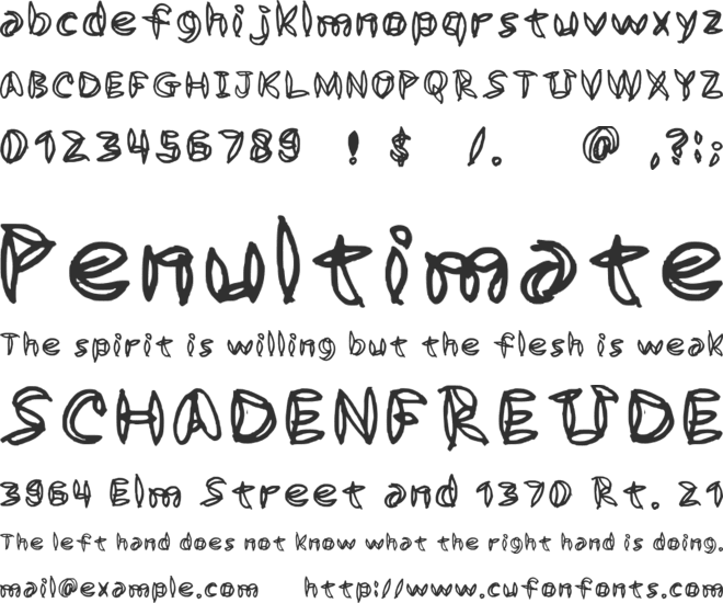 Home_craft font preview