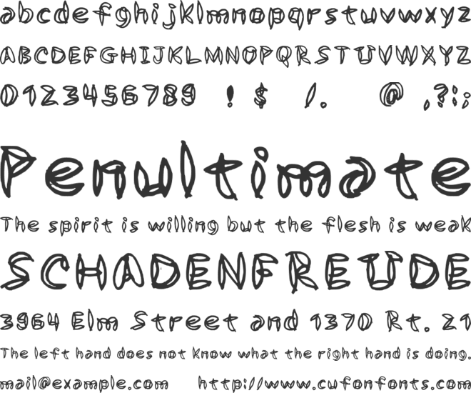 Home_craft font preview