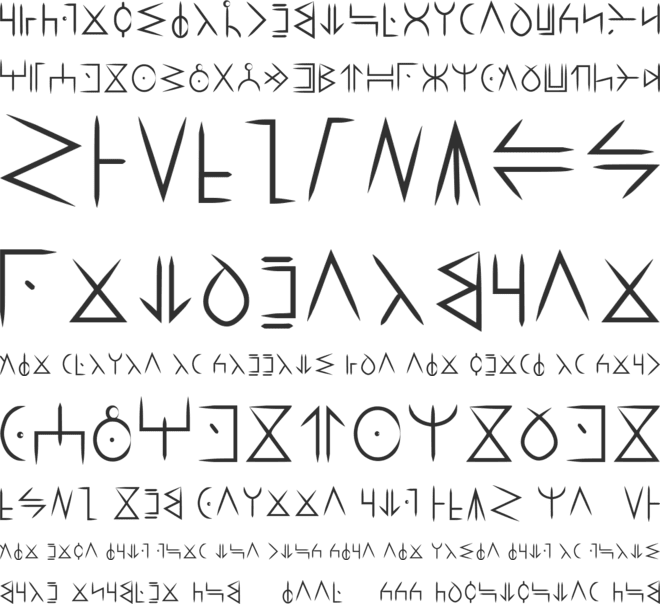 Wakanda Forever font preview