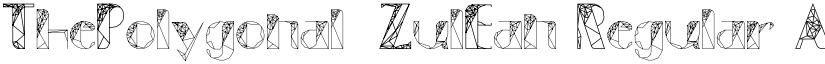 ThePolygonal-ZulEan font download