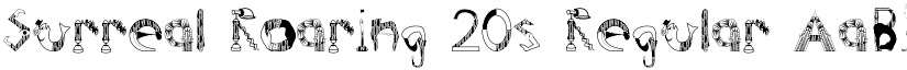 Surreal Roaring 20s Regular font