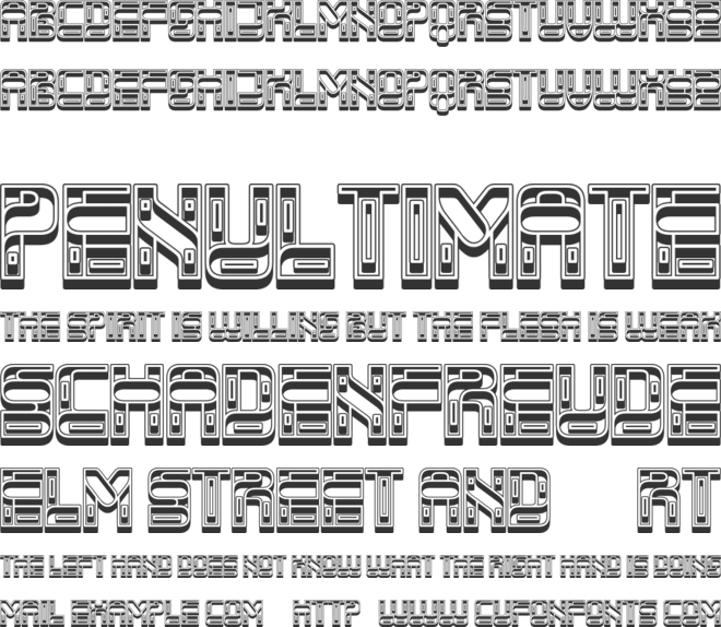 Superba font preview