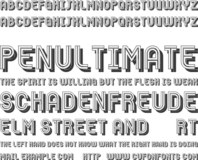 Birdbrain font preview