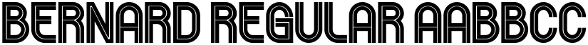 Bernard Regular font