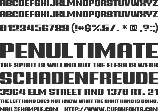 Augsburg font preview