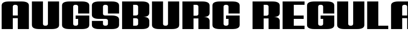 Augsburg Regular font
