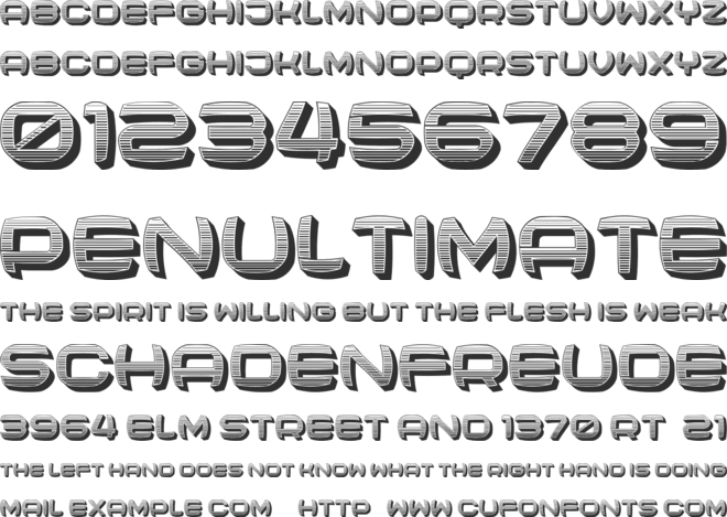 Marshland font preview