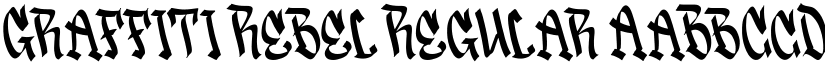 Graffiti Rebel Regular font