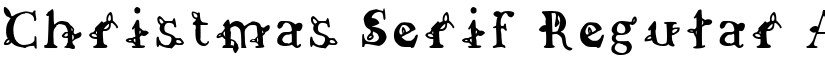 Christmas Serif Regular font