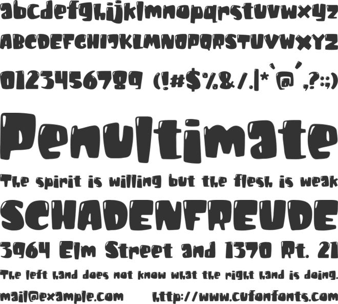 Feeling Good font preview