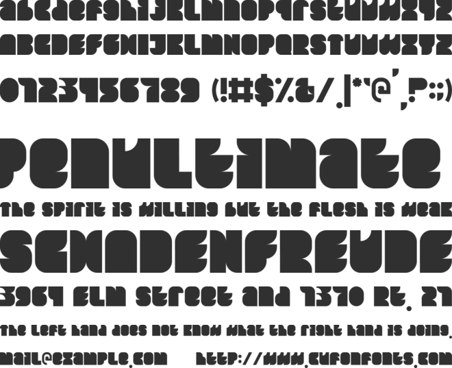 CHINGCHAY font preview