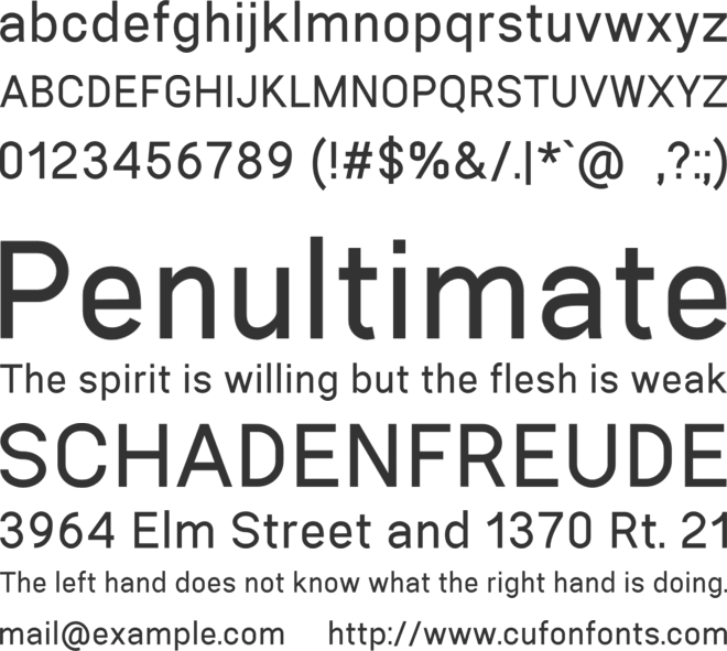Aftetir font preview