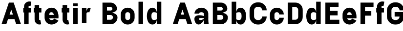 Aftetir Bold font