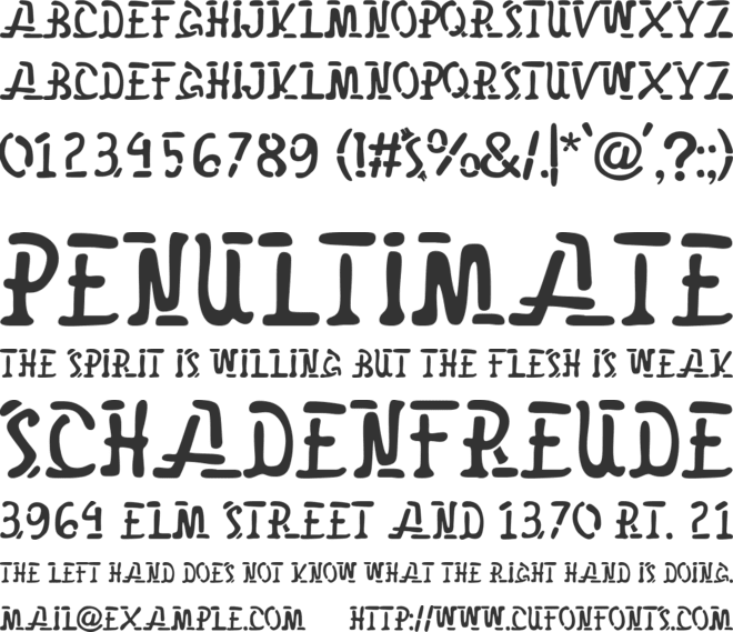 SpaceBro font preview