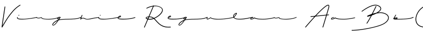 Virghie Regular font