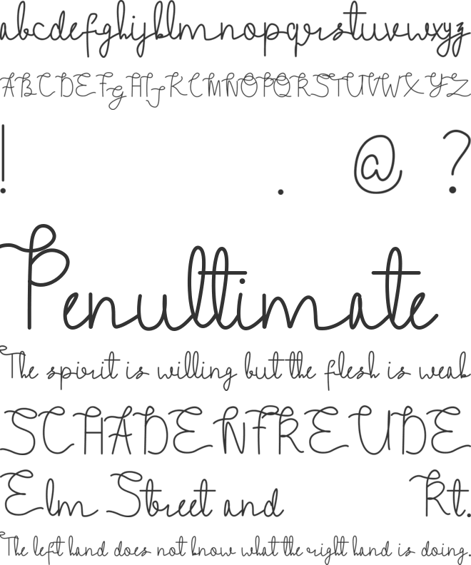 Feeling Beiges font preview