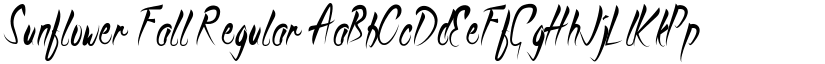Sunflower Fall Regular font
