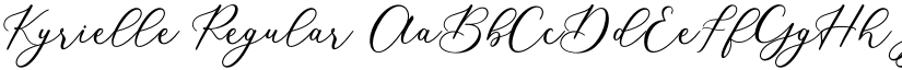 Kyrielle Regular font