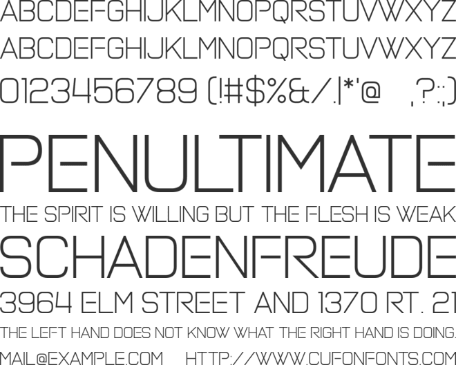 Petrichor Sublimey font preview