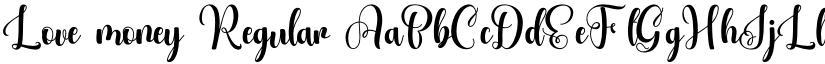 Love money Regular font