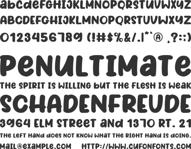 Joy Of Christmas font preview