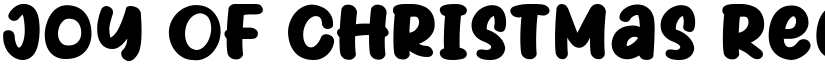Joy Of Christmas Regular font