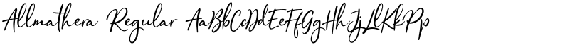 Allmathera font download